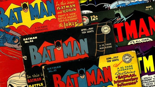 Golden and Silver Age Batman comic books from the Heritage Auctions archives.