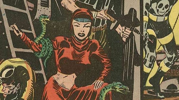 Black Terror #24 (Nedor Publications, 1948) featuring Lady Serpent.