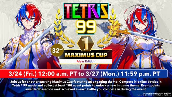 Fire Emblem Engage Takes Over The Latest Tetris 99 Maximus Cup