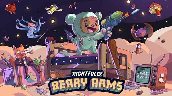 Promotional art for Rightfully Beary Arms, courtesy of Daylight Basement Studio.