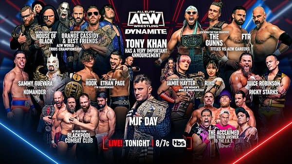 AEW Dynamite Preview: Tony Khan Steals Spotlight After WrestleMania