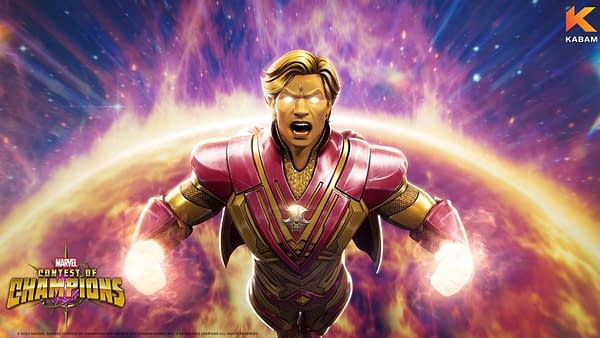 Adam Warlock in Marvel Contest Of Champions, courtesy of Kabam.