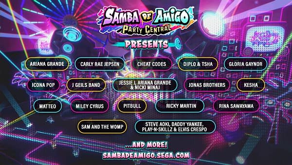 Samba De Amigo: Party Central Reveals First Batch Of Songs
