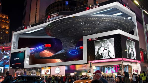 Star Trek: Picard Showrunner Matalas on Times Square Billboard Reveal