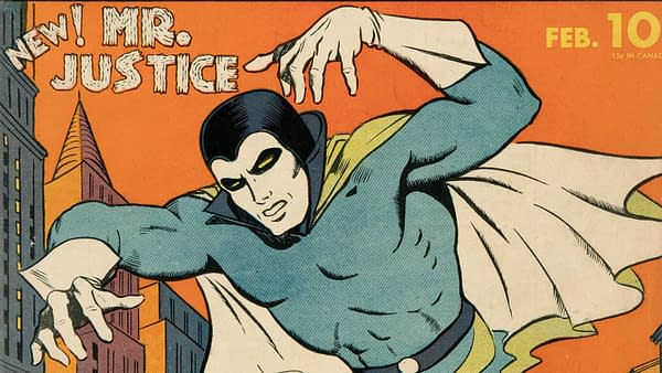 Blue Ribbon Comics #9 featuring Mr. Justice (MLJ, 1941)