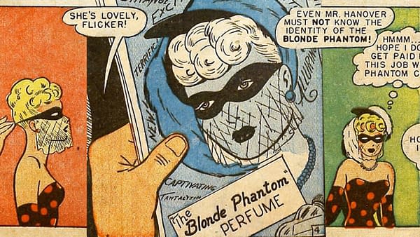 Millie the Model #2 (Marvel, 1946) featuring Millie Collins as the Blonde Phantom.