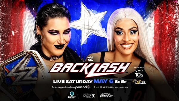 WWE Backlash Preview Graphic for Rhea Ripley vs. Zelina Vega