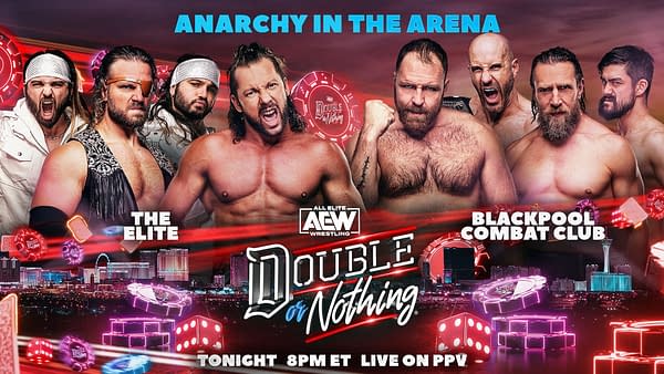 🔥Official AEW Double or Nothing Match Graphic🔥 Oh great, another AEW Double or Nothing match graphic 😒. Guess who doesn't understand a single thing about the wrestling business? *Hint hint* It's AEW and Tony Khan. The Chadster can hardly contain his White Claw seltzer rage! 😡