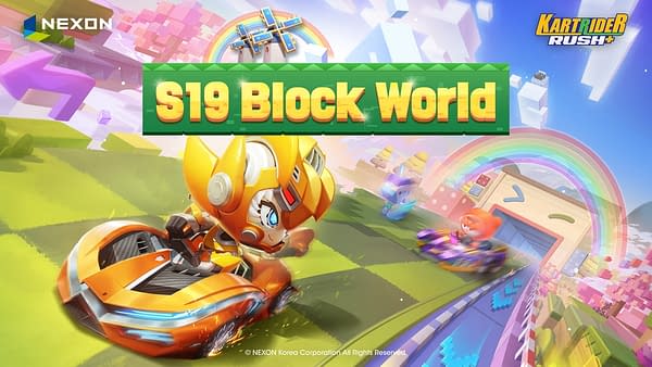 Block World Arrives As Part Of KartRider Rush+ Season 19