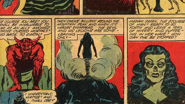 Pep Comics #16 (MLJ, 1941) featuring Madam Satan.