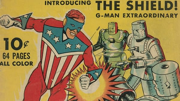 Pep Comics #1 (MLJ, 1940) introducing the Shield.