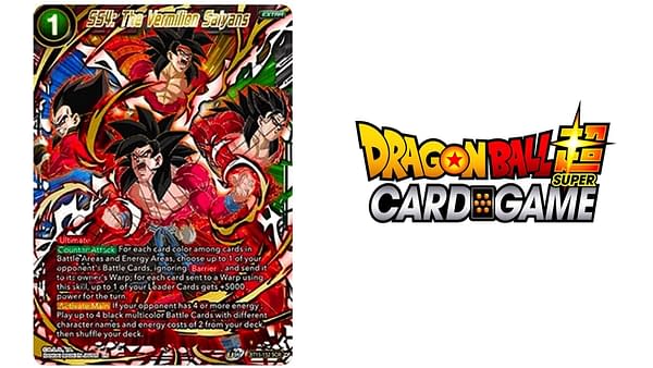 Saiyan Showdown top card. Credit: Dragon Ball Super Card Game