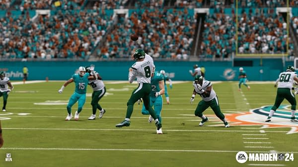 Madden NFL 24 gameplay screenshot, courtesy of EA Sports.