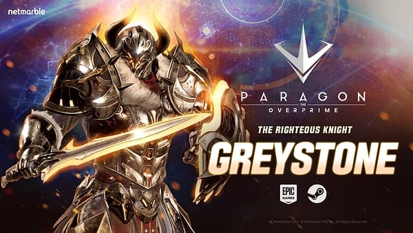 Paragon: The Overprime Celebrates Knight Greystone's Arrival