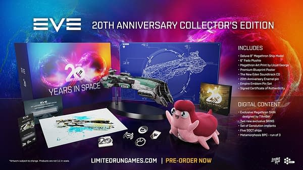 EVE Online Reveals 20th Anniversary Collectors Edition