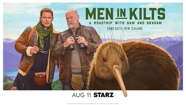 Men in Kilts Season 2 Key Art & Trailer: Exploring New Zealand