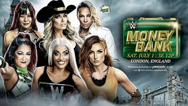 WWE Money in the Bank match graphic: Women's Ladder Match