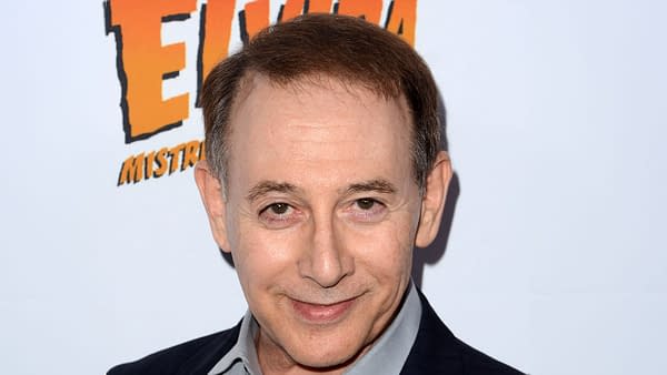 Paul Reubens at the "Elvira: Mistress Of The Dark" Coffin Table Book Launch at Roosevelt Hotel on October 17, 2016 in Los Angeles, CA, photo by Kathy Hutchins/Shutterstock.com.