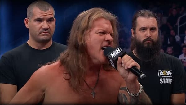 Chris Jericho yells at Will Ospreay on AEW Dynamite