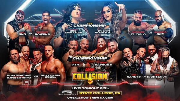 AEW Collision Preview: Titles on the Line, Nightmares in Space