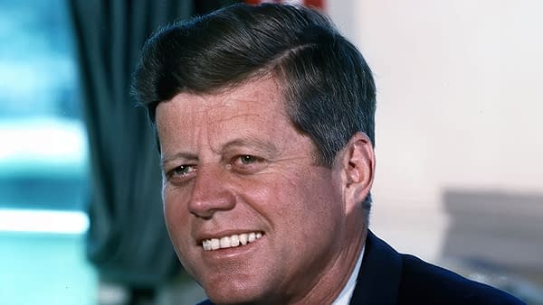 JFK, 1963 Oval Office portrait.