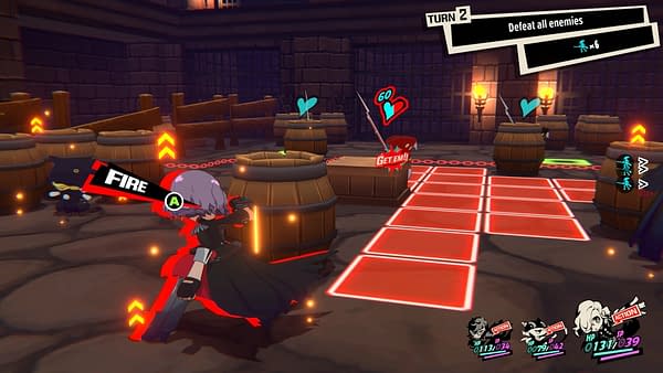 Persona 5 Tactica Releases New Gameplay Details