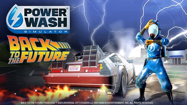 Powerwash Simulator Goes Back To The Future In Latest DLC
