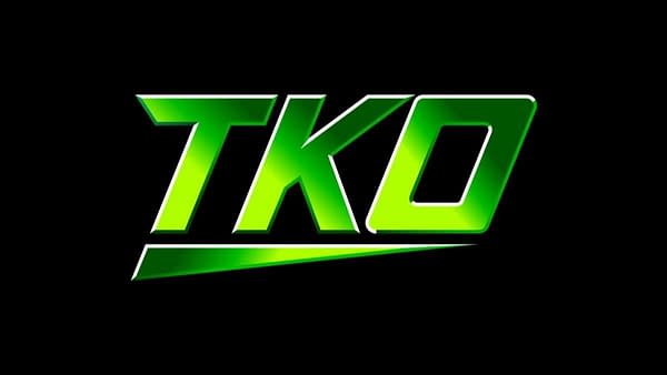 The official logo of TKO, the product of the merger between WWE and UFC, majority owned by Endeavor