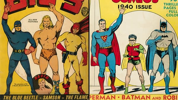 Big 3 #1 (Fox) vs NY World's Fair Comics 1940 (DC Comics).