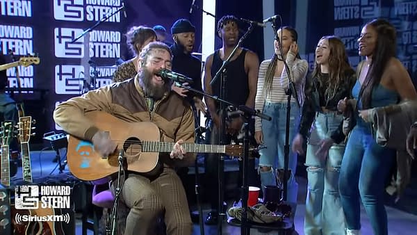 Post Malone performs Alice in Chains on Howard Stern