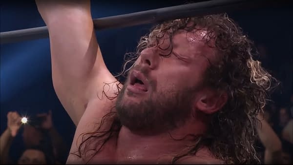 Kenny Omega is assaulted by Powerhouse Hobbs and the Don Callis Family on AEW Dynamite 