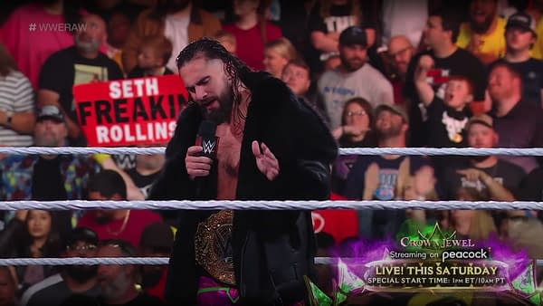 Seth Rollins addresses Drew McIntyre on WWE Raw