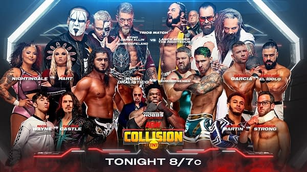 AEW Collision graphic