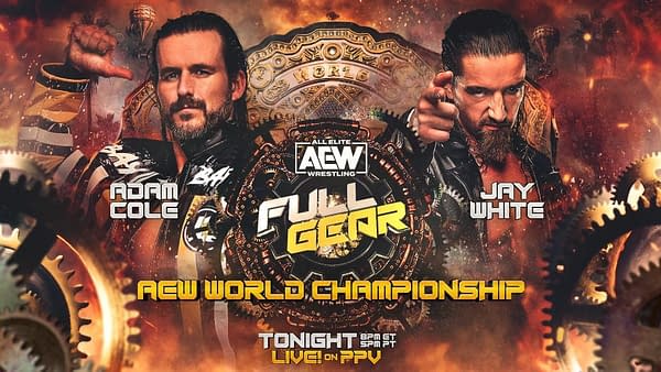 Adam Cole will replace MJF to defend the AEW World Championship against Jay White at Full Gear