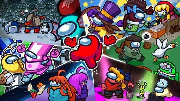 Among Us Adds Multiple Items Including New Year's Gift