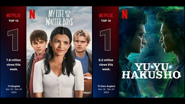My Life with the Walter Boys, Yu Yu Hakusho Top Netflix TV Lists
