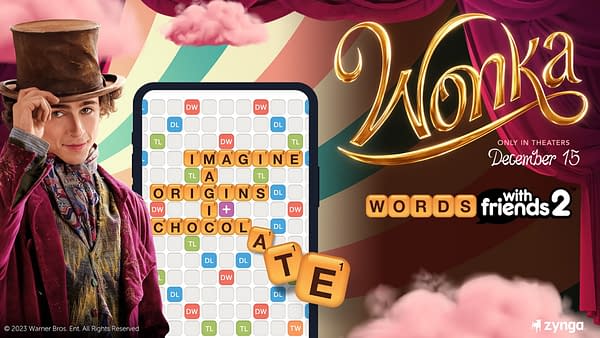 Wonka Makes Its Way Into Words With Friends 2 For New Crossover