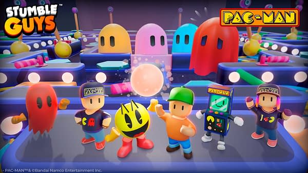 Pac-Man Has Munched His Way Into Stumble Guys