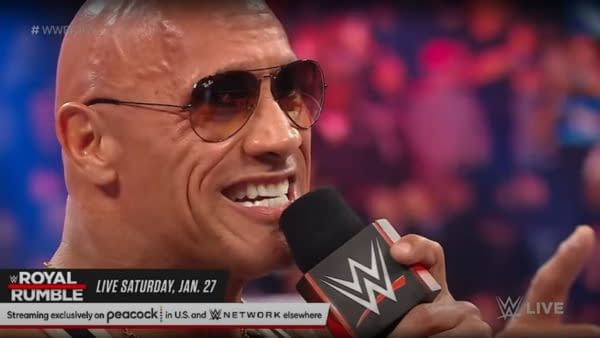 The Rock appears at WWE Raw: Day 1