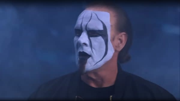 Sting appears on AEW Collision