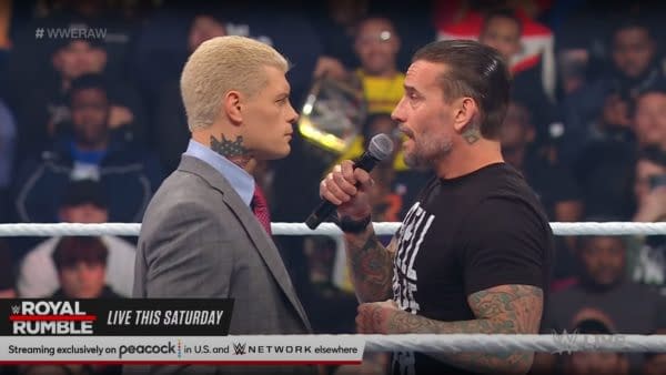 Cody Rhodes and CM Punk come face-to-face on WWE Raw