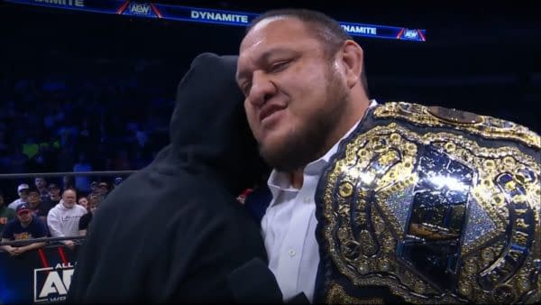 Samoa Joe embraces Hook on AEW Dynamite
