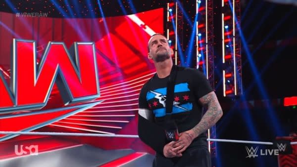 CM Punk appears on WWE Raw 