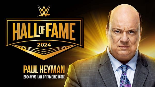 Paul Heyman Hall of Fame announcement graphic (courtesy WWE)