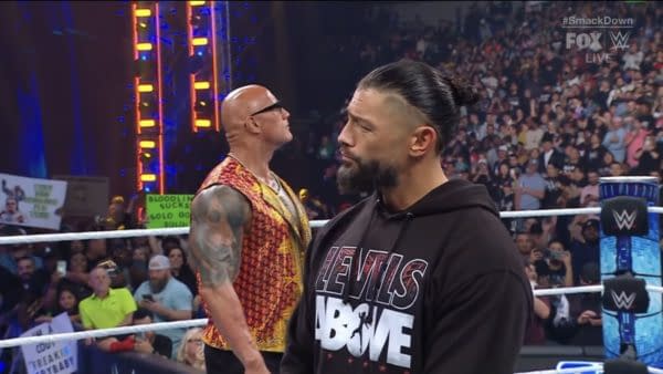 The Rock and Roman Reigns appear on WWE SmackDown