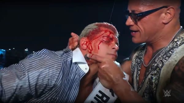 The Rock lays the smackdown on Cody Rhodes on WWE Raw