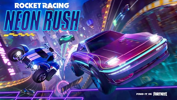 Rocket Racing de Fortnite publie une nouvelle mise à jour Neon Rush