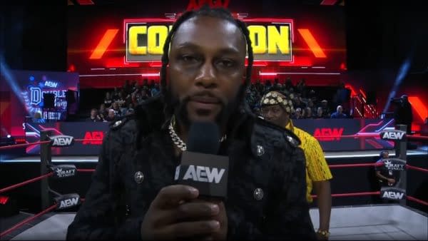 Swerve Strickland cuts his first promo as AEW Champion on AEW Collision & Rampage