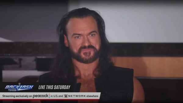 Drew McIntyre is displeased on WWE Raw