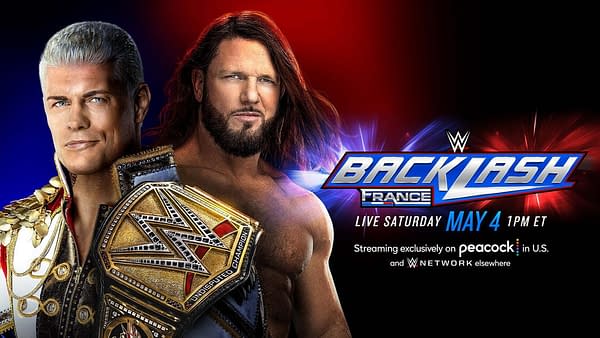 WWE Backlash Graphic for Cody Rhodes vs. AJ Styles